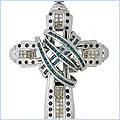 14K White Gold 3.5 ct Diamond Mens Pendant - 24diamonds.com