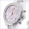 Aqua Master Ceramic 3.00 ct Diamond Womens Mini Watch - 24diamonds.com