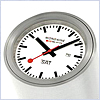Mondaine Tube Desk Clock  A667.TUBE.80SBB - 24diamonds.com