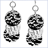925 Sterling Silver Three Disc Dangle Womens Earrings 2 5/8 Inches - 24diamonds.com