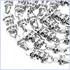 14K White Gold 14.56 ct Diamond Mens Chain Necklace - 24diamonds.com