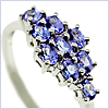 925 Sterling Silver 2.78 ct Tanzanite Womens Ring - 24diamonds.com