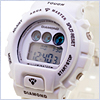 Aqua Master Shock Mens White Watch - 24diamonds.com