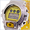 Aqua Master Shock Diamond Mens White Watch - 24diamonds.com