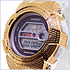 Aqua Master Shock Diamond Mens Yellow Watch - 24diamonds.com