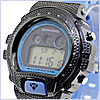 Aqua Master Shock Diamond Mens Black Watch - 24diamonds.com