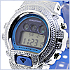 Aqua Master Shock Diamond Mens White Watch - 24diamonds.com