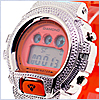 Aqua Master Shock Diamond Mens White Watch - 24diamonds.com