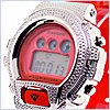 Aqua Master Shock Diamond Mens White Watch - 24diamonds.com