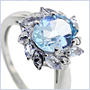 925 Sterling Silver 2.68 ct Blue Topaz Womens Ring - 24diamonds.com
