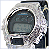 Casio G-Shock Custom 20 pcs Diamond Mens Silver Watch - 24diamonds.com