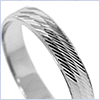 925 Sterling Silver Unisex Diamond Cut Pattern Wedding Band - 24diamonds.com