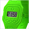 Pixel Moda Ops Mojito Flourescent Green Unisex Watch - 24diamonds.com