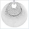 14K White Gold 0.34 ct Diamond Womens Pendant - 24diamonds.com