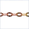 10K Three Tone Gold Womens Chain Necklace 22 Inches - 24diamonds.com
