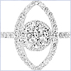 14K White Gold 1.05 ct Diamond Engagement Ring - 24diamonds.com