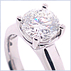 Platinum 2.01 ct Diamond Womens Engagement Ring - 24diamonds.com