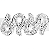 14K White Gold 0.17 ct Diamond Womens Ring - 24diamonds.com