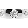 14K White Gold 0.41 ct Diamond Womens Wedding Band - 24diamonds.com