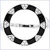 14K White Gold 0.10 ct Diamond Womens Ring - 24diamonds.com