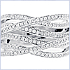 14K White Gold 0.91 ct Diamond Womens Ring - 24diamonds.com