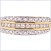 14K Yellow Gold 0.77 ct Diamond Womens Ring - 24diamonds.com