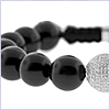 925 Sterling Silver 1.30 ct Diamond Bead Unisex Bracelet - 24diamonds.com