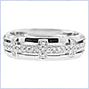 14K White Gold 0.32 ct Diamond Mens Ring - 24diamonds.com