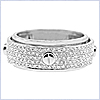 14K White Gold 0.45 ct Diamond Mens Ring - 24diamonds.com