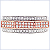 14K Two Tone Gold 0.63 ct Diamond Mens Ring - 24diamonds.com