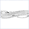 14K White Gold 0.30 ct Diamond Womens Ring - 24diamonds.com