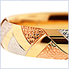 925 Sterling Silver with Gold Womens Bangle Bracelet - 24diamonds.com