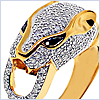 925 Sterling Silver 1.00 ct Diamond Womens Leopard Ring - 24diamonds.com