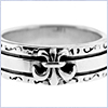 925 Oxidized Sterling Silver Unisex Royal Ring - 24diamonds.com