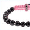 925 Sterling Silver Pink Grooved Bead Baby Bracelet - 24diamonds.com