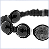 925 Sterling Silver 0.85 ct Diamond Bead Unisex Bracelet - 24diamonds.com
