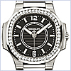 Patek Philippe Nautilus Black Womens Watch 7008/1A-010 - 24diamonds.com