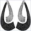 14K White Gold 1.17 ct Diamond Womens Dangle Earrings - 24diamonds.com