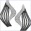 14K White Gold 1.94 ct Diamond Womens Dangle Earrings - 24diamonds.com