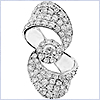14K White Gold 1.00 ct Diamond Womens Pendant - 24diamonds.com