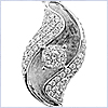 14K White Gold 1.62 ct Diamond Womens Pendant - 24diamonds.com