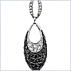 14K White Gold 1.02 ct Diamond Womens Pendant - 24diamonds.com
