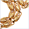 10K Yellow Gold Mens Link Chain Necklace 20 Inches - 24diamonds.com