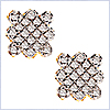 925 Sterling Silver 0.30 ct Diamond Mens Square Stud Earrings - 24diamonds.com