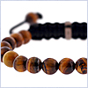 925 Sterling Silver Tiger Eye Bead Baby Bracelet - 24diamonds.com
