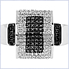 925 Sterling Silver 0.95 ct Diamond Mens Ring - 24diamonds.com