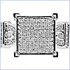 925 Sterling Silver 0.70 ct Diamond Engagement Ring - 24diamonds.com