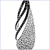 14K White Gold 1.56 ct Diamond Womens Drop Pendant - 24diamonds.com