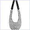 14K White Gold 0.54 ct Diamond Womens Drop Pendant - 24diamonds.com