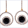 14K Yellow Gold 1.31 ct Diamond Womens Dangle Earrings - 24diamonds.com
